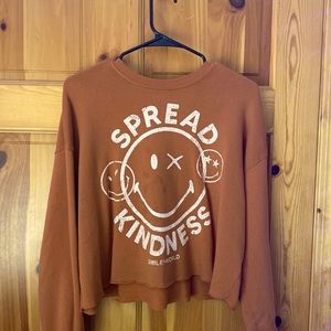 Orange spread kindness sweatshirt